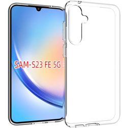 Mobigear Basics Läpinäkyvä Samsung Galaxy S23 FE Joustava TPU Suojakuori - Läpinäkyvä