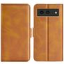 Mobigear Slim Magnet Google Pixel 8a Wallet case - Cognac