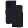 Mobiparts Wallet Samsung Galaxy A27 Piel auténtica Funda tipo libro Cartera - Negro