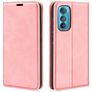 Mobigear Retro Slim Motorola Edge 30 Etui z klapką typu portfel - Różowy