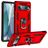 Mobigear Armor Ring Google Pixel 7 Pro Hard Case Back cover Shockproof with Ring Holder - Red