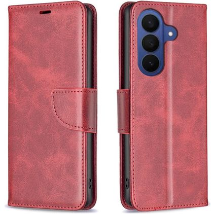 Mobigear Excellent Samsung Galaxy S26 FE Capa livro Carteira - Vermelho