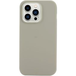 Mobigear Colors iPhone 14 Pro TPU flexível Capa traseira - Cinzento