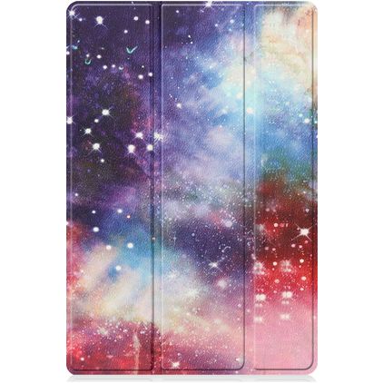 Mobigear Tri-Fold Samsung Galaxy Tab A8 10.5 (2021) Wallet case - Milky Way