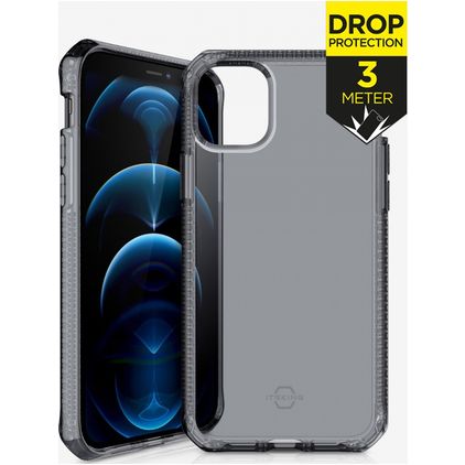 ITSKINS SpectrumClear iPhone 12 Pro Flexibel TPU Skal Stötsäkert - Smoke