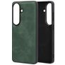 Mobiparts Classic Samsung Galaxy S26 MagSafe TPU / Konstläder Skal - Emerald Green
