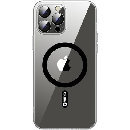 Valenta Transparente iPhone 14 Pro Max MagSafe Vidro temperado Capa traseira - Transparente
