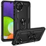 Mobigear Armor Ring Samsung Galaxy A22 4G Funda Plástico rígido Carcasa Antigolpes con anillo - Negro