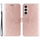 Mobigear Butterfly Samsung Galaxy A26 Cover a libro portafoglio - Oro rosa