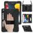Mobigear SureGrip XGuard iPad 8 (2020) Plastica rigida / Silicone Back cover + Portapenna + Tracolla + Supporto - Nero