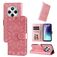 Mobigear Sunflower Xiaomi Redmi 14C Wallet case - Rose Gold