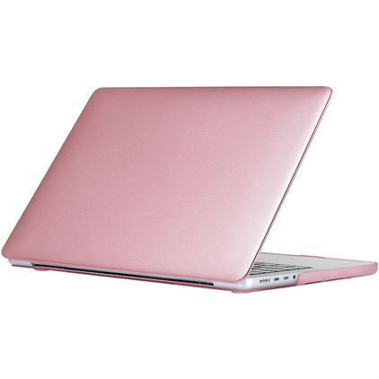 Mobigear Metallic MacBook Pro 14 Inch (2021-2026) Hardshell MacBook Case - Rose Gold - Model A2442 / A2779 / A2918 / A2992 / A3401 / A3112 / A3434 / A3427 / A3426