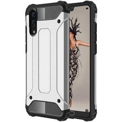 Mobigear Outdoor Huawei P20 Funda Plástico rígido Carcasa Antigolpes - Plateado