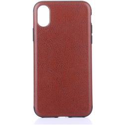 Mobigear Excellent iPhone XS Max Elastyczne TPU Etui plecki - Koniakowy