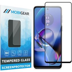 Mobigear Premium Motorola Moto G54 Vidro temperado Película de ecrã - Compatível com capas - Preto