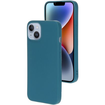 Mobiparts iPhone 14 Silicone Back cover - Blueberry Blue