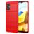 Mobigear Brushed Slim POCO M5 Flexibilní TPU Zadní kryt - Červená
