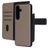 Mobiparts Samsung Galaxy S25 Cover Vera pelle Cover a libro 2 in 1 con guscio estraibile a portafoglio - Tortora