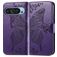 Mobigear Butterfly Google Pixel 9 Etui z klapką typu portfel - Dark Purple