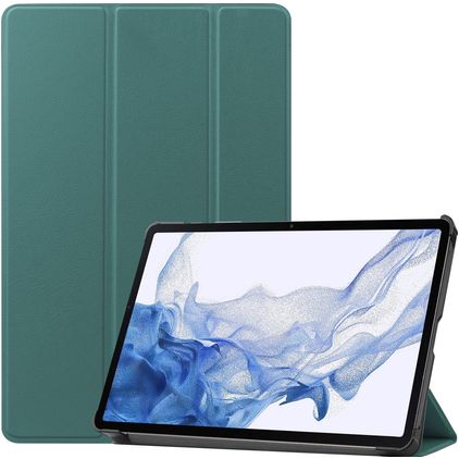 Mobigear Tri-Fold Samsung Galaxy Tab S9 Capa livro - Verde