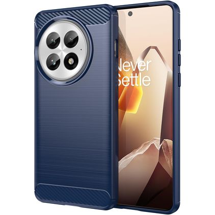 Mobigear Brushed Slim OnePlus 13 TPU flexible Carcasa - Azul