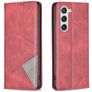 Mobigear Rhombus Slim Samsung Galaxy S23 Wallet case - Red
