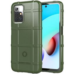 Mobigear Rugged Shield Xiaomi Redmi 10 4G Fleksibel TPU Bagsidecover Stødsikkert - Grøn