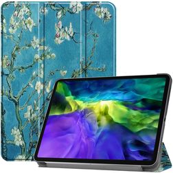 Mobigear Tri-Fold iPad Pro 11 cali (2022) Etui z klapką - Almond Blossoms