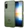 Mobigear Rugged Shield Sony Xperia 10 III Fleksibel TPU Bagsidecover Stødsikkert - Grøn