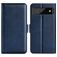 Mobigear Slim Magnet Google Pixel 6a Capa livro Carteira - Azul escuro