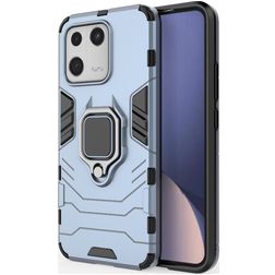 Mobigear Armor Ring Xiaomi 13 Plástico rígido Capa traseira Antichoque com anel - Azul marinho