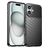 Mobigear Groove iPhone 16 TPU flexible Carcasa - Negro