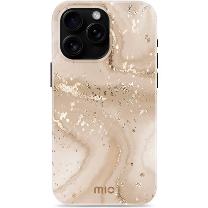 MIO iPhone 16 Pro Max MagSafe Hardcase Back cover - Gold Marble