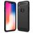 Mobigear Brushed Slim iPhone XR TPU flessibile Back cover - Nero