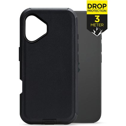 Mobilize Defender iPhone 16 Hardcase Back cover Antiurto - Nero