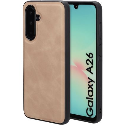 Mobiparts Classic Samsung Galaxy A26 MagSafe TPU / Poliuretano (PU) Back cover - Moonstone Beige