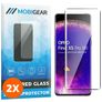 Mobigear Premium OPPO Find X5 Pro Tempered Glass Screen Protector - Case Friendly - Black (2-Pack)