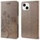 Mobigear Flowers iPhone 14 Plus Capa livro Carteira - Cinzento