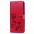 Mobigear Roses Samsung Galaxy J6 Plus Capa livro Carteira - Vermelho
