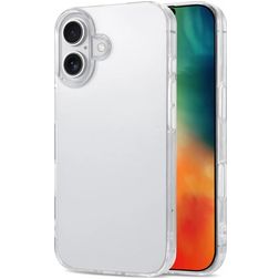 Mobigear Basics Transparente iPhone 16 TPU flexível Capa traseira - Transparente