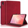 Mobigear Tree Samsung Galaxy Tab S11 Ultra Wallet case + Stylus Holder - Red