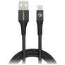 Mobilize Strong Nylon Cable USB-A a USB-C 2 m - Negro