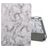 Mobigear Tri-Fold Marble iPad 8 (2020) Lompakkokotelo + Kynänpidike - Harmaa