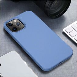 Mobigear Bio iPhone 12 Mini Miljøvenligt materiale Bagsidecover - Blå