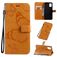 Mobigear Butterfly Samsung Galaxy A71 Pungetui med Seddelrum - Cognac