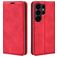 Mobigear Retro Slim Samsung Galaxy S26 Ultra Cover a libro portafoglio - Rosso