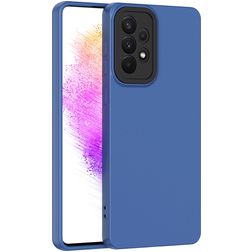 Mobigear Colors Samsung Galaxy A73 TPU flexible Carcasa - Azul