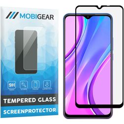 Mobigear Premium Xiaomi Redmi 9 Tvrzené sklo Ochrana displeje - kompatibilní s pouzdry - Černá