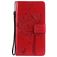 Mobigear Tree Samsung Galaxy S21 Plånboksfodral med sedelfack - Röd