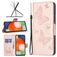Mobigear Butterfly Samsung Galaxy A13 4G Wallet case - Rose Gold